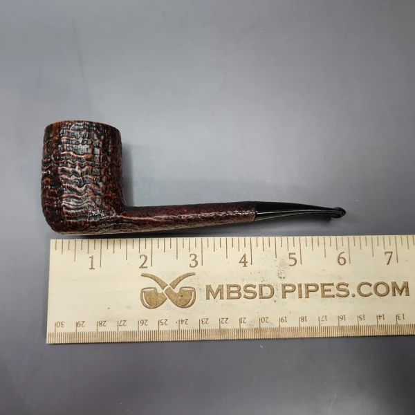 Savinelli Giubileo d'Oro Straight Grain Fiammata 814 KS Estate Briar Pipe, Italian Estates - Image 9