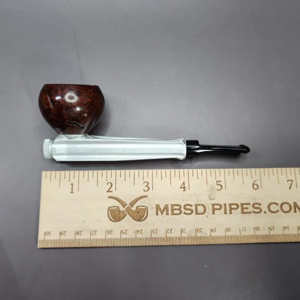 Kirsten Companion K Partially Rusticated Estate Briar Pipe, American Estates - Image 9