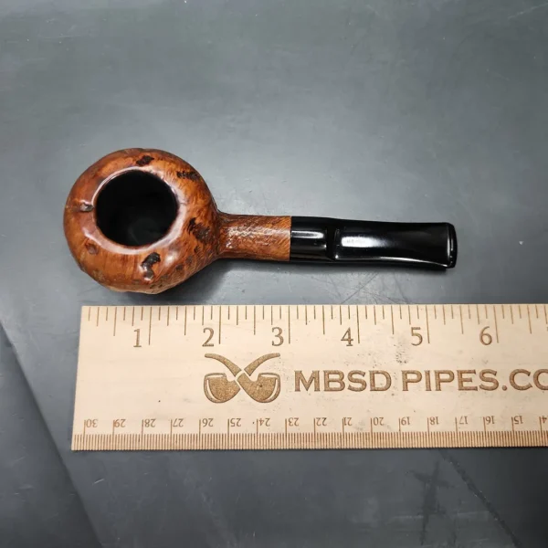 Custombilt Rusticated Bullcap Estate Briar Pipe, American Estates - Image 9