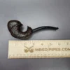 HS Studio Sandblasted Cobra Estate Briar Pipe, Unsmoked - Image 9