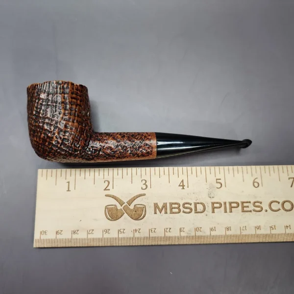 Ser Jacopo S1 Sandblasted Billiard Estate Briar Pipe, Italian Estates - Image 9