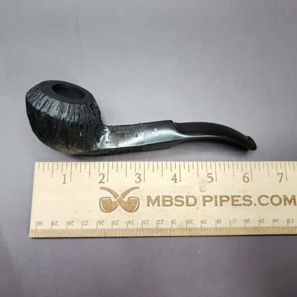 Sasieni 4 Dot Rustic XL Bent Bulldog Estate Briar Pipe, Unsmoked - Image 9