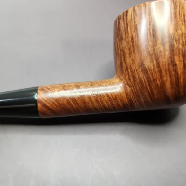 Selected Straight Grain (Comoy's) 126 Smooth Pot Estate Briar Pipe, English Estates - Image 9