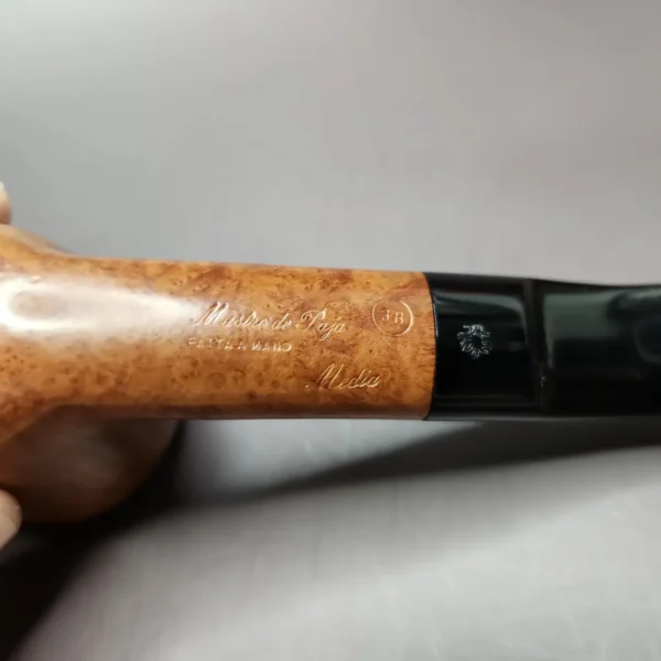 Mastro de Paja 3B + 1 Sun Media Smooth Dublin Estate Briar Pipe, Italian Estates - Image 9