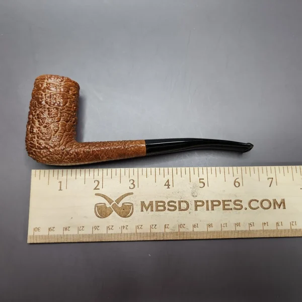 Savinelli Punto Oro Corallo 130 KS Rusticated Stack Estate Briar Pipe, Italian Estates - Image 9