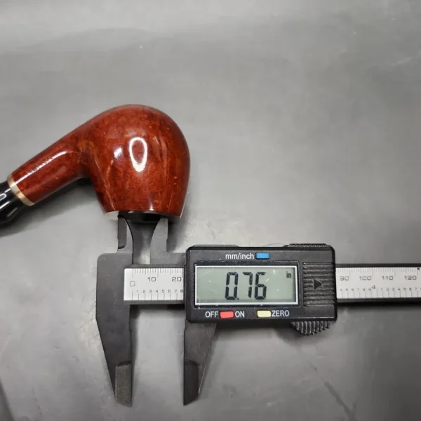 Vauen 6861 Smooth Bent Brandy Estate Briar Pipe, Unsmoked, 9mm - Image 9