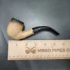 Kiko Rusticated Bent Billiard Estate African Block Meerschaum, Other Estates - Image 9