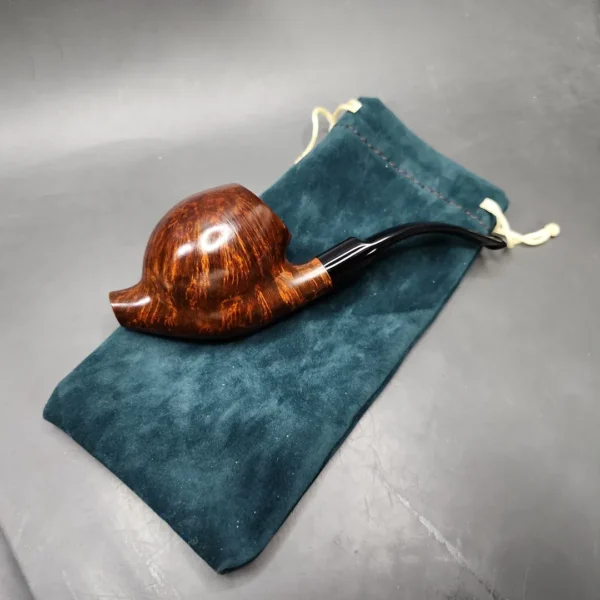 HS Studio Smooth Ramses Estate Briar Pipe, Unsmoked - Image 9