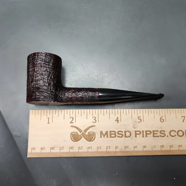 Ashton Pebble 2006  Grain XX Sandblasted Poker Estate Briar Pipe, English Estates - Image 9