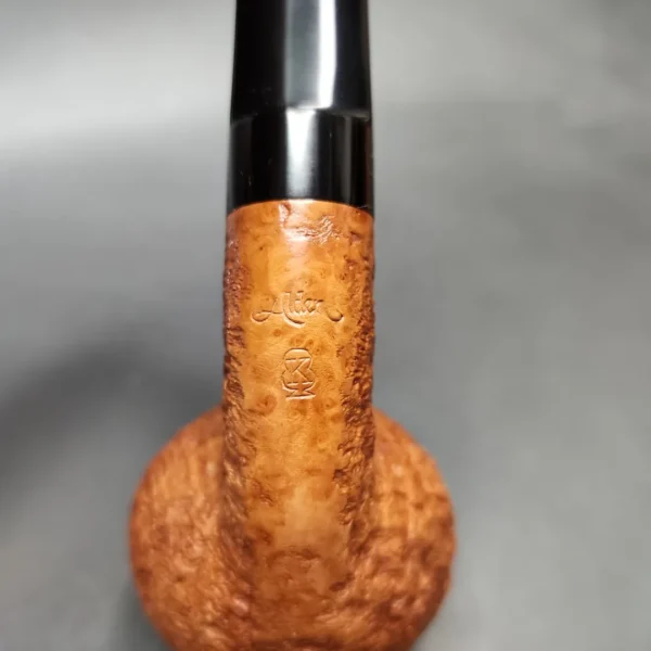 Ryan Alden Sandblasted Author (King of Clubs) Handmade Briar Pipe, Unsmoked - Image 9