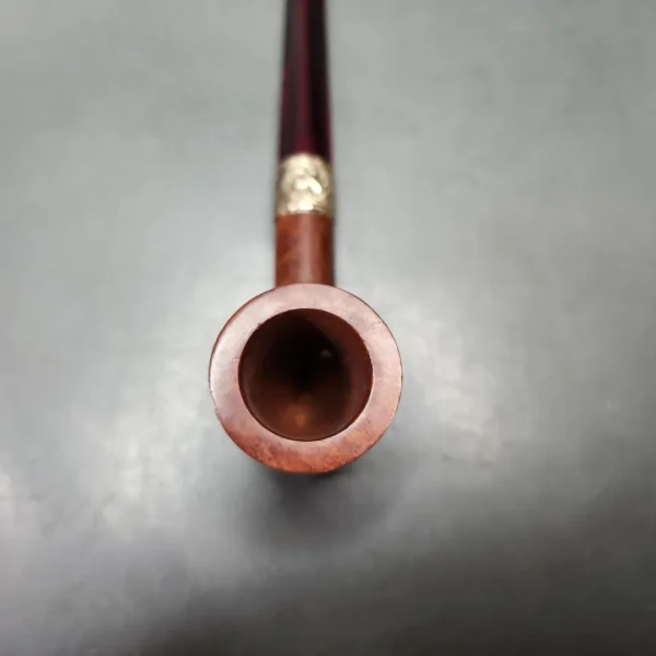 Pre-Kaywoodie KBB Blue Line Bakelite w/Gold Smooth Poker Estate Briar Pipe, Unsmoked - Image 9