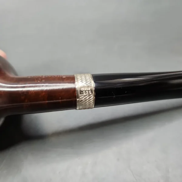 Jacobean Original by Les Wood Smooth Apple Estate Briar Pipe, Unsmoked - Image 9