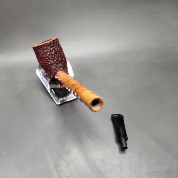 Radice Rind O GG XL Rusticated Lovat Estate Briar Pipe, Italian Estates - Image 10