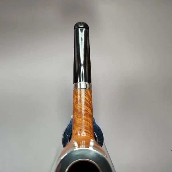 Peterson 2000 106 Silver Cap Smooth Natural Estate Briar Pipe, Unsmoked - Image 10