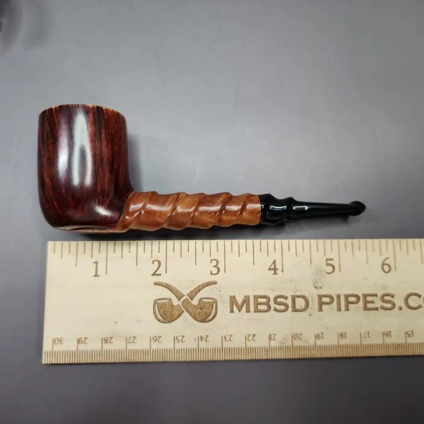 Radice Rubino Spiral Shank Lovat Estate Briar Pipe, Italian Estates - Image 10