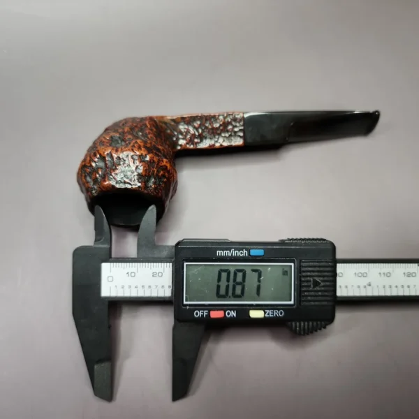 Dunhill Patent Era Shell Sandblasted Bulldog Estate Briar Pipe, English Estates - Image 10