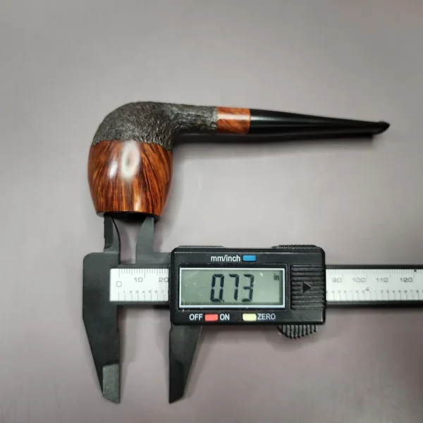 WO Larsen Partially Rusticated Egg Estate Briar Pipe, Danish Estates - Image 10