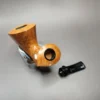 HS Studio Smooth Asymmetrical Dublin Sitter Estate Briar Pipe, Unsmoked - Image 10