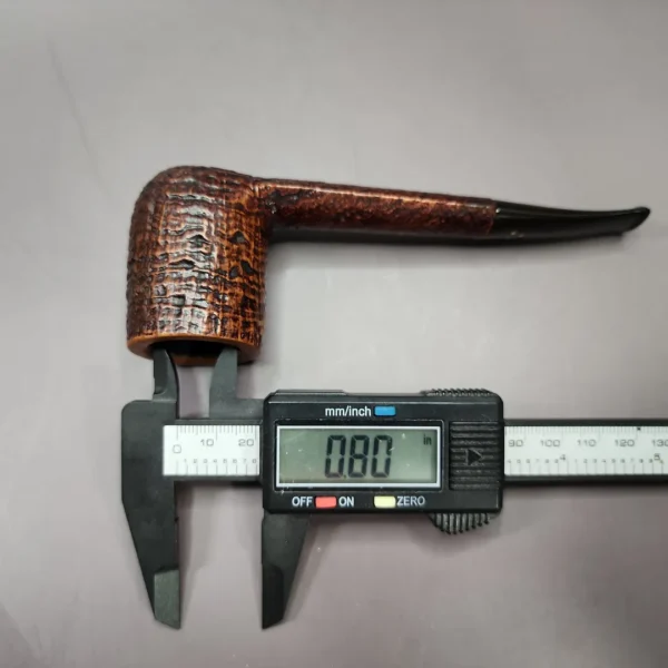 Savinelli Giubileo d'Oro Straight Grain Fiammata 814 KS Estate Briar Pipe, Italian Estates - Image 10