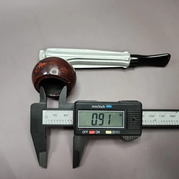 Kirsten Companion K Partially Rusticated Estate Briar Pipe, American Estates - Image 10