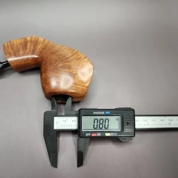 Pipa Croci Artistica True XL Smooth Freehand Estate Briar Pipe, Italian Estates - Image 10