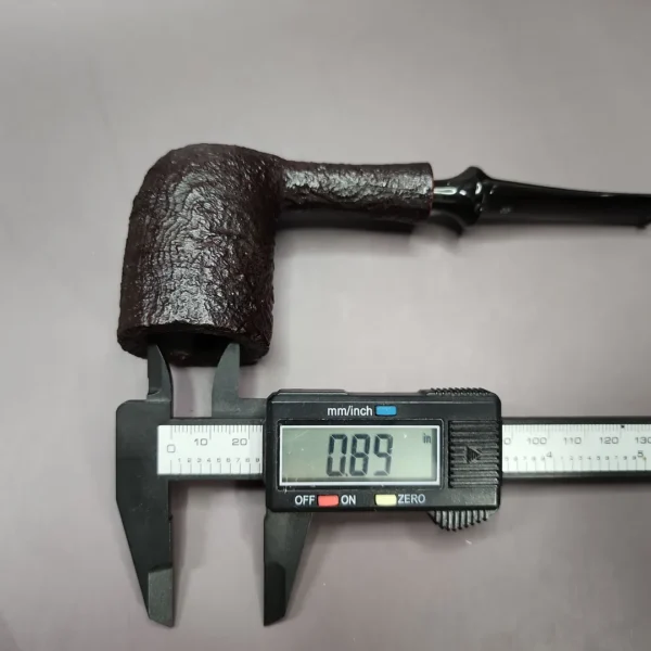Hilson Viva 108 Sandblasted Stack Estate Briar Pipe, Belgian Estates - Image 10