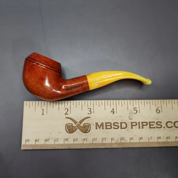 Rattray's Angels' Share 105 Smooth Rhodesian Estate Briar Pipe, Unsmoked, 9mm - Image 10