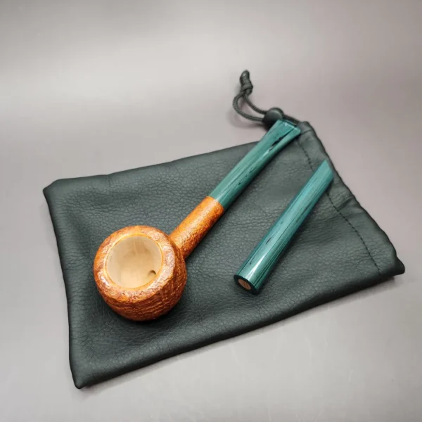Jesse Jones 2022 Sandblasted Prince w/ Tamper Estate Briar Pipe, Unsmoked - Image 10