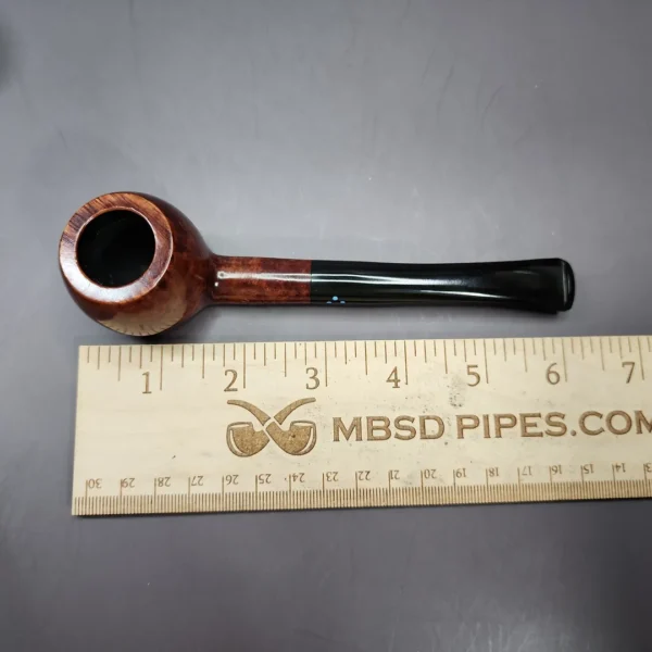 Sasieni 4 Dot Walnut 9 Smooth Prince Estate Briar Pipe, Unsmoked - Image 10