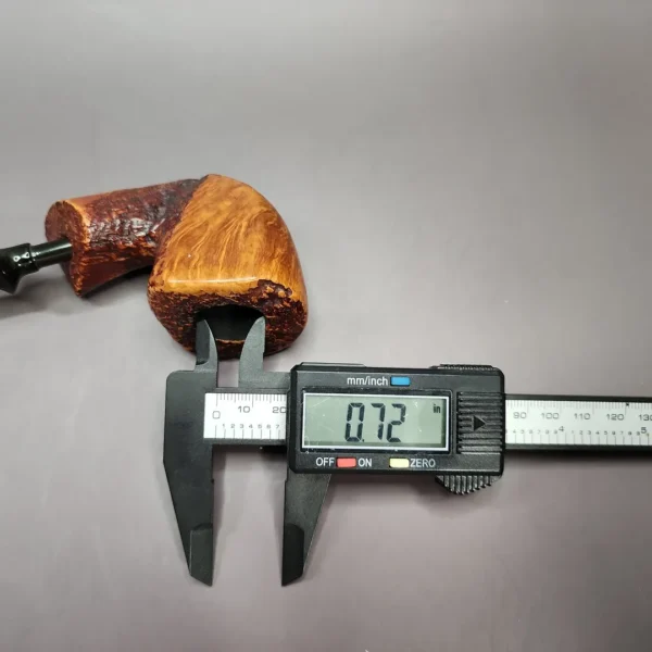 Unknown Partially Sandblasted Freehand Estate Briar Pipe, Danish Estates - Image 10