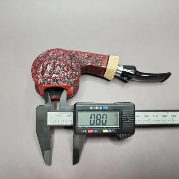 Ardor Urano Fantasy 2023 Rusticated Blowfish Estate Briar Pipe, Unsmoked - Image 10
