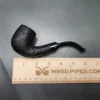Sasieni 4 Dot Ruff Root Dark 43 Bent Billiard Estate Briar Pipe, Unsmoked - Image 10