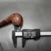 2018 Silver Gray Sandblasted Hawkbill Estate Briar Pipe, American Estates - Image 10