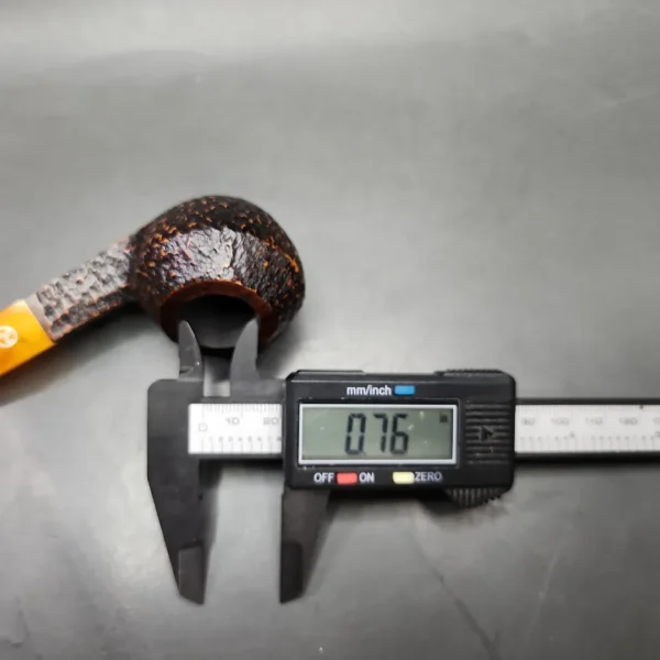 Rattray's Six Friends 6 Rusticated Bent Bulldog Estate Briar Pipe, Unsmoked, 9mm - Image 10