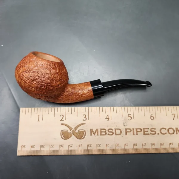 Ryan Alden Sandblasted Author (King of Clubs) Handmade Briar Pipe, Unsmoked - Image 10