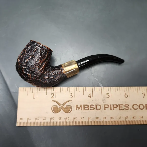 Commodore 5512 Rusticated Bent Brandy Estate Briar Pipe, Other Estates - Image 10