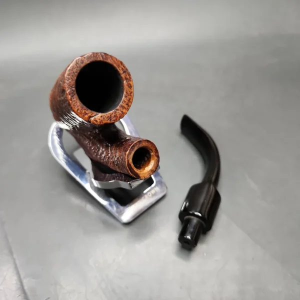 Pre-1970 Savinelli Punto Oro Gigantes 6004 Oom Paul Estate Briar Pipe, Italian Estates - Image 10