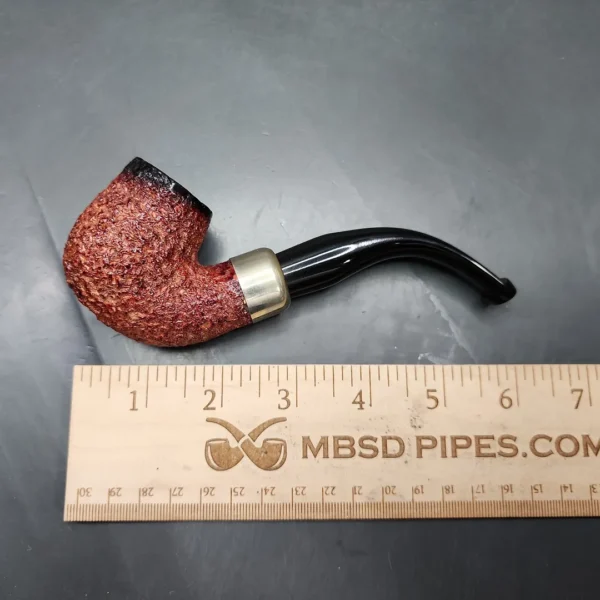 Barling Bent Billiard Block Meerschaum Pipe, Unsmoked - Image 10