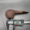 2001 Steve Weiner XXL Rusticated Apple Estate Briar Pipe, American Estates - Image 11