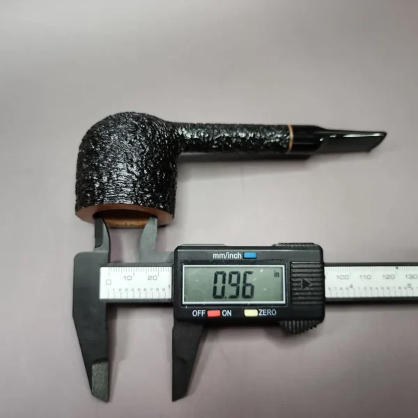 Neal Monier Rusticated Pot Handmade Briar Pipe, Unsmoked - Image 11