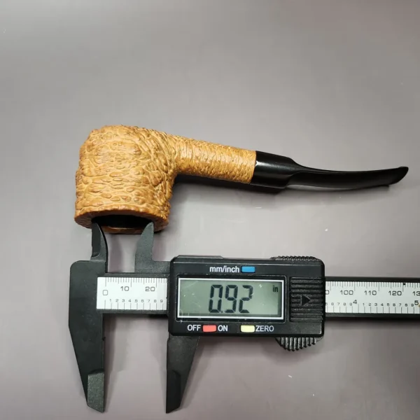 Savinelli Punto Oro Corallo 121 KS Bent Pot Estate Briar Pipe, Italian Estates - Image 11
