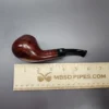 Rattrays Marlin 4 Smooth Brandy Estate Briar Pipe, Unsmoked, 9mm - Image 11