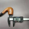 Parker Golden Bark Sandblasted Bent Billiard Estate Briar Pipe, English Estates - Image 11