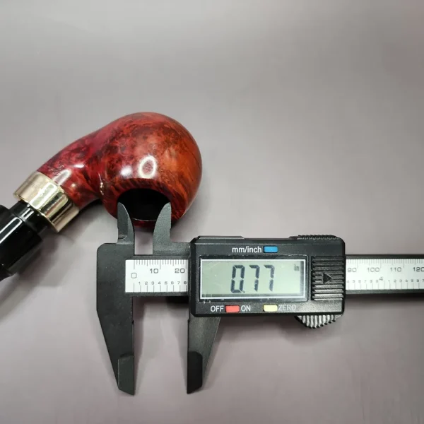 Peterson 1976 Supreme 2s Gold Mounted Apple Estate Briar Pipe, Unsmoked - Image 11