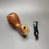 Pipa Croci Artistica True XL Smooth Freehand Estate Briar Pipe, Italian Estates - Image 11