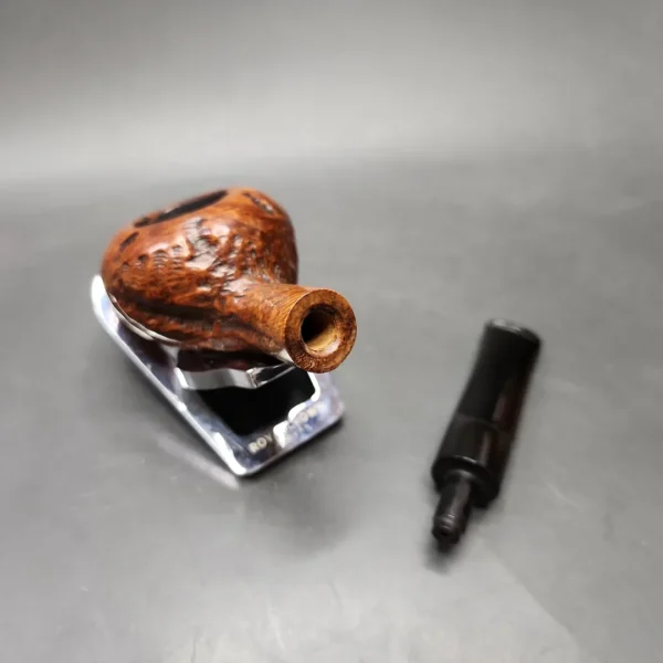Custombilt Rusticated Bullcap Estate Briar Pipe, American Estates - Image 11