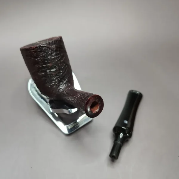 Hilson Viva 108 Sandblasted Stack Estate Briar Pipe, Belgian Estates - Image 11