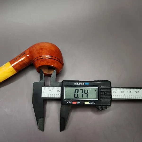Rattray's Angels' Share 105 Smooth Rhodesian Estate Briar Pipe, Unsmoked, 9mm - Image 11