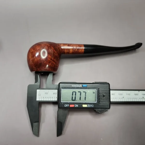 Sasieni 4 Dot Walnut 9 Smooth Prince Estate Briar Pipe, Unsmoked - Image 11