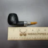 Peterson Amber Spigot 87 Sandblasted Apple Estate Briar Pipe, Unsmoked - Image 11